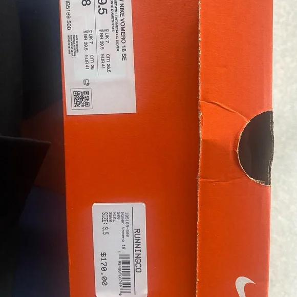 Nike Women's Vomero 18 size 9.5 Purple Colorway - Picture 4 of 4